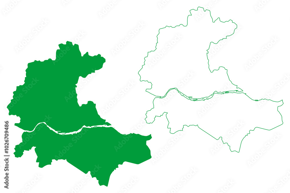 Colatina municipality (Espírito Santo state, Municipalities of Brazil, Federative Republic of Brazil) map vector illustration, scribble sketch Colatina map Colatina municipality (Espírito Santo state, Municipalities of Brazil, Federative Republic of Brazil) map vector illustration, scribble sketch Colatina map