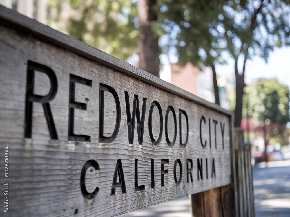 Fototapeta premium Redwood City California, Redwood City, California, Redwood City CA, RC CA