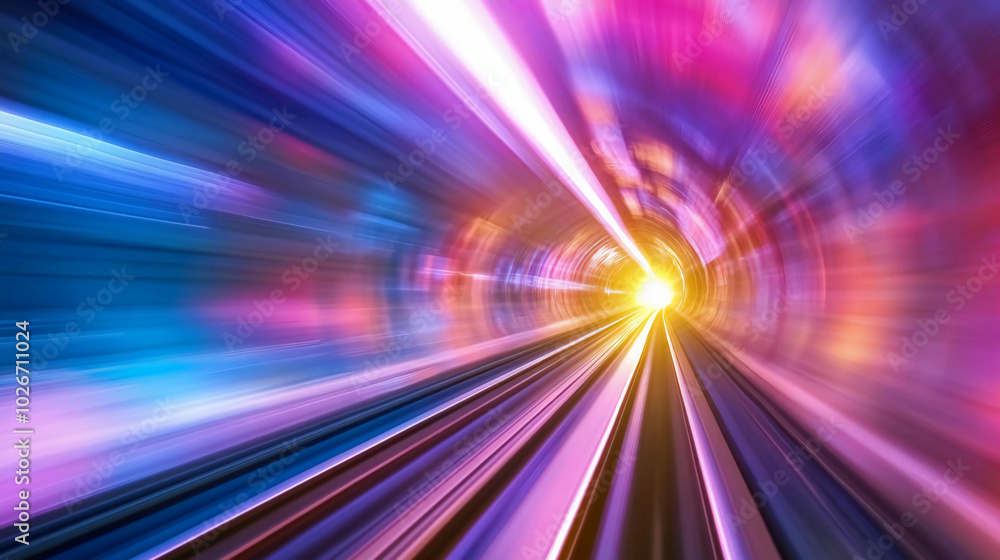 Brilliant tunnel of light Brilliant tunnel of light