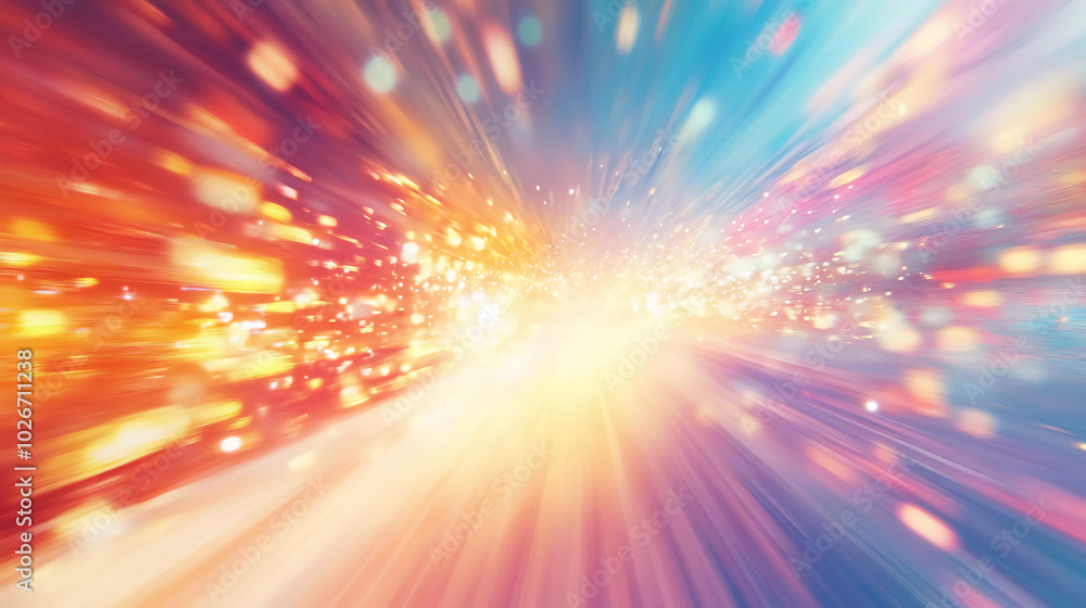 Brilliant golden tunnel of light Brilliant golden tunnel of light
