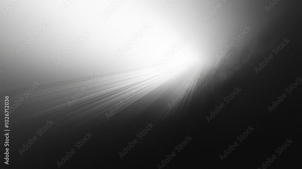 Subtle light rays spreading from a bright white center, creating a smooth transition to dark edges. Subtle light rays spreading from a bright white center, creating a smooth transition to dark edges.