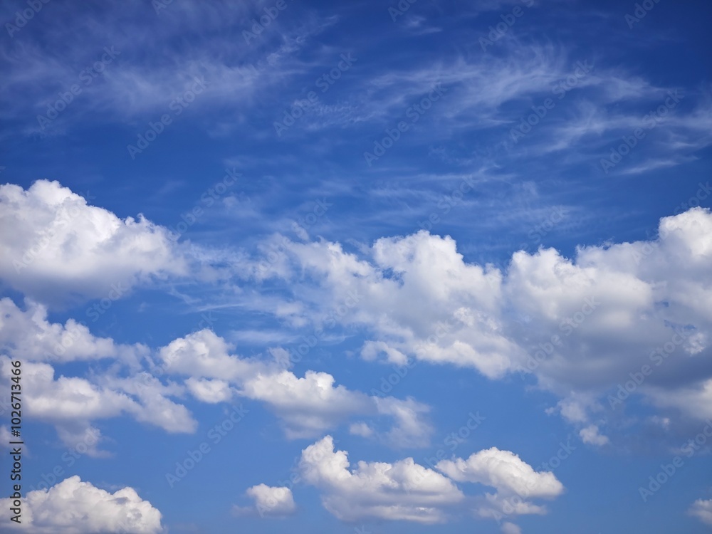 Obraz premium blue sky with cloud