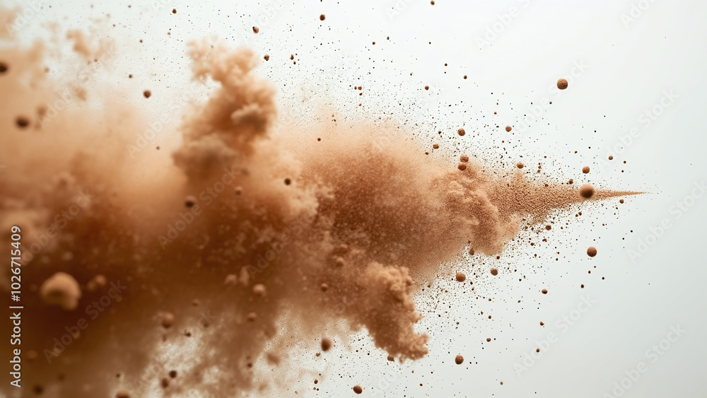 Dynamic Cloud of Brown Dust in Motion Dynamic Cloud of Brown Dust in Motion
