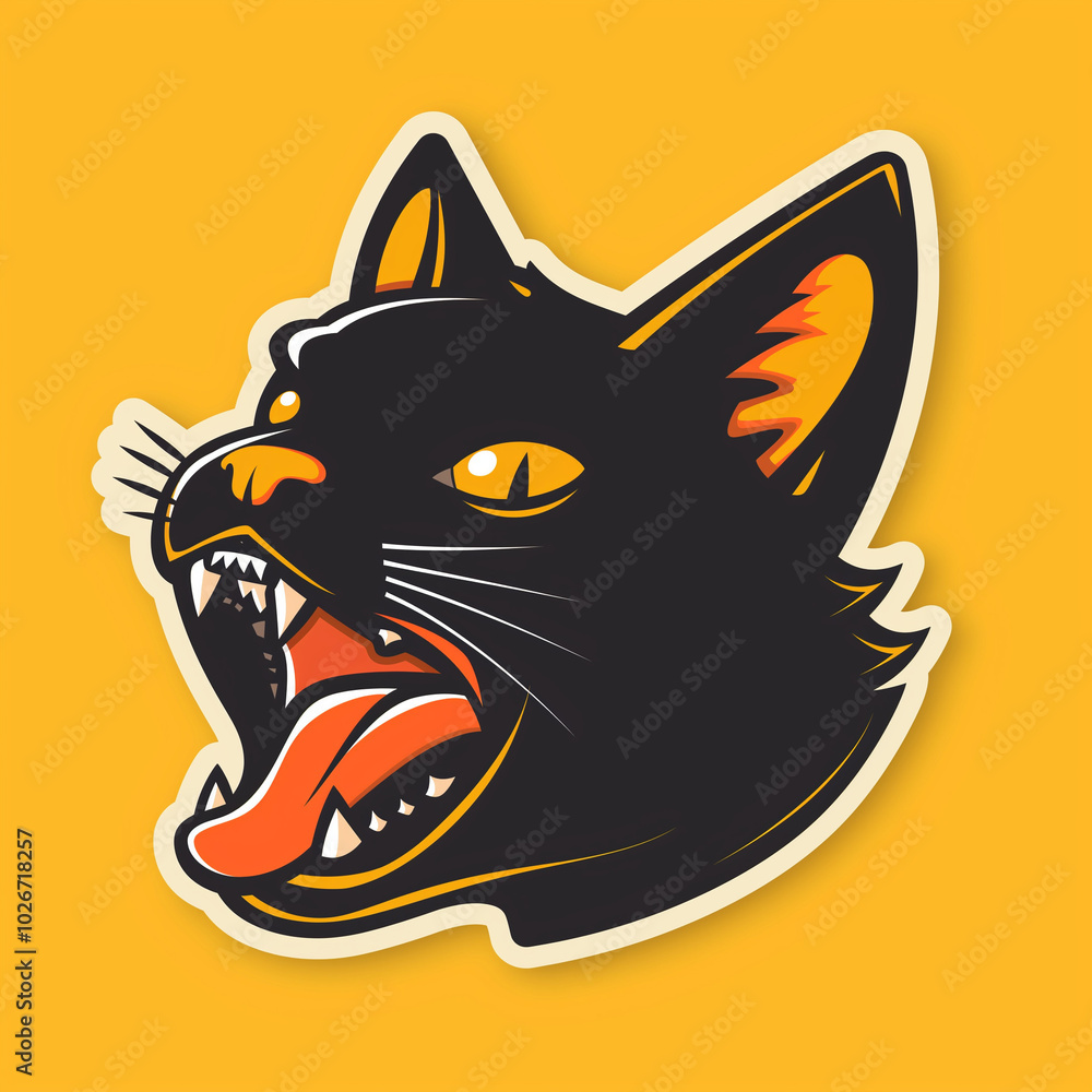 black cat illustration black cat illustration