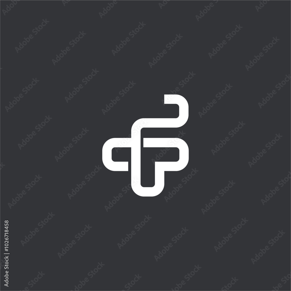 Letter ft logo design vector editable business brand identity royalty free image Letter ft logo design vector editable business brand identity royalty free image