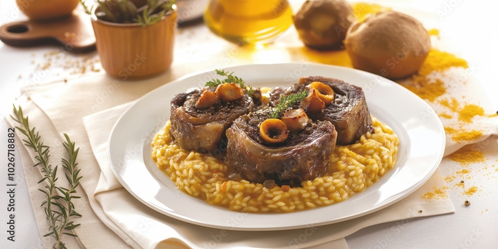 a plate of food with mushrooms and rice a plate of food with mushrooms and rice