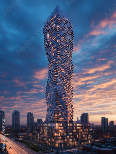 Fototapeta Skyscrapers interesting designs - 0054