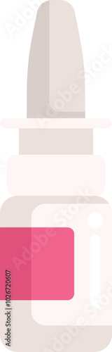 Wallpaper Mural Nasal spray for nose treatment, medical drops helping with rhinitis Torontodigital.ca