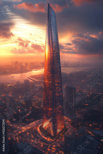 Fototapeta Skyscrapers interesting designs - 0121