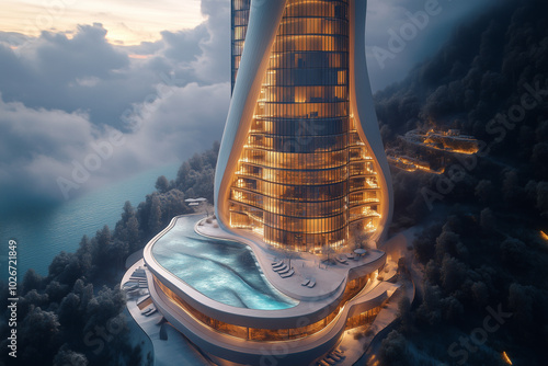 Plakat Skyscrapers interesting designs - 0156