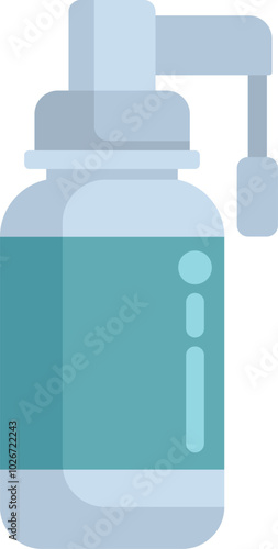 Nasal spray is providing relief for a blocked nose and sinus congestion