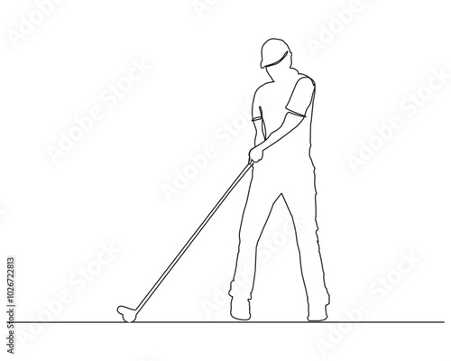 one line