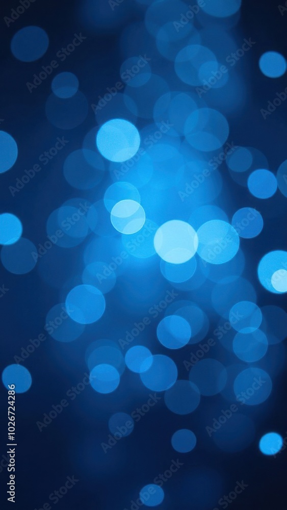 Abstract blurred blue background with bokeh effect shining Abstract blurred blue background with bokeh effect shining