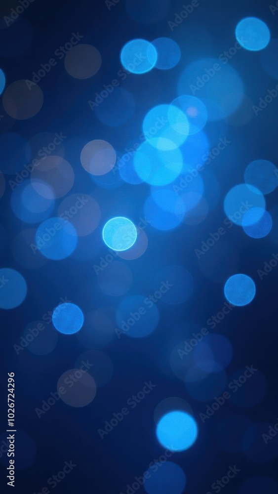 Blue bokeh lights creating festive background for celebration Blue bokeh lights creating festive background for celebration