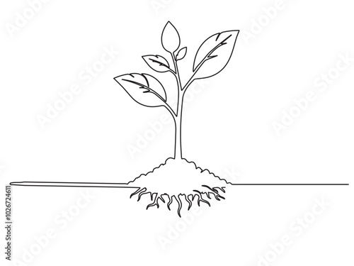 one line