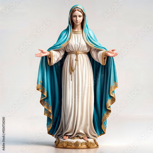 Image of Our Lady of Graces with Blue Mantle, the Miracle Saint of November