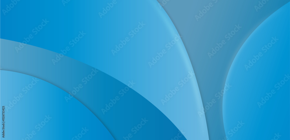Abstract Blue Curved Design with Smooth Gradients and Layered Shapes Abstract Blue Curved Design with Smooth Gradients and Layered Shapes