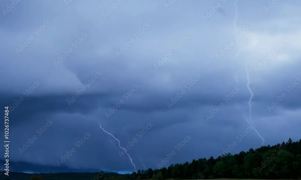 lightning in the storm