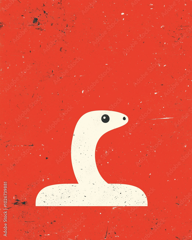 Fototapeta premium 蛇のイラスト