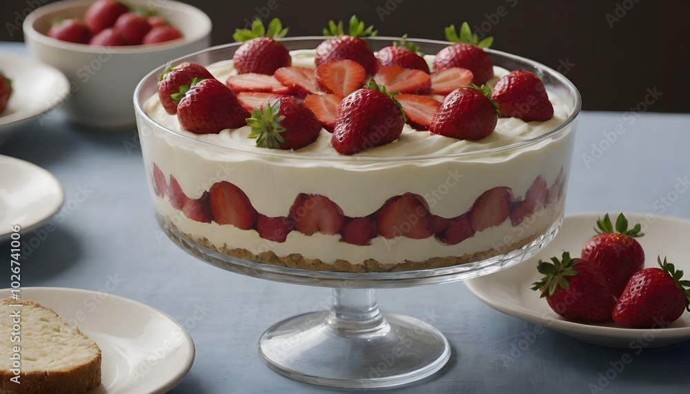 strawberry trifle dessert strawberry trifle dessert
