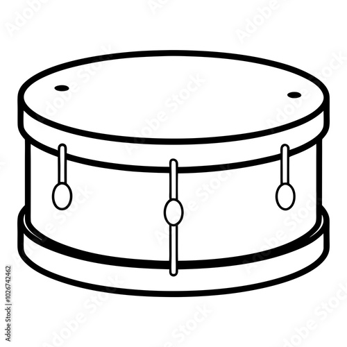 drum isolated on white