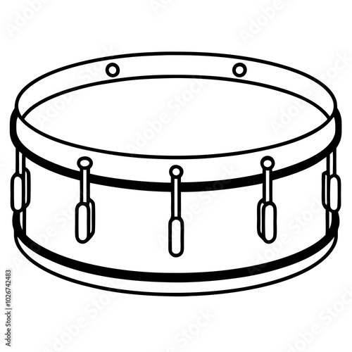 drum isolated on white