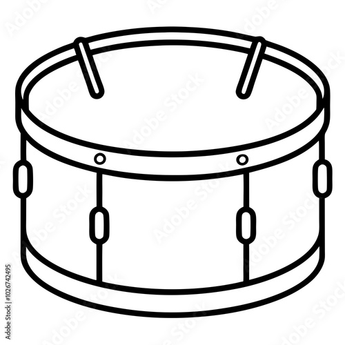 drum isolated on white