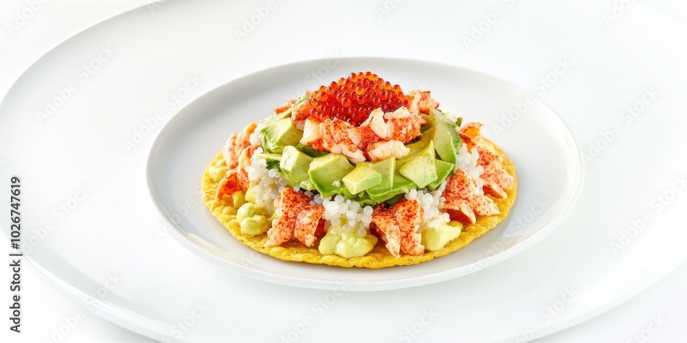 a plate with a plate of food on it a plate with a plate of food on it
