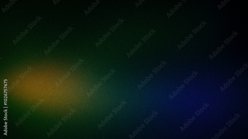 An abstract gradient with rich green, orange, and deep blue hues, combined with a grainy texture, ideal for high-quality backgrounds and digital designs An abstract gradient with rich green, orange, and deep blue hues, combined with a grainy texture, ideal for high-quality backgrounds and digital designs