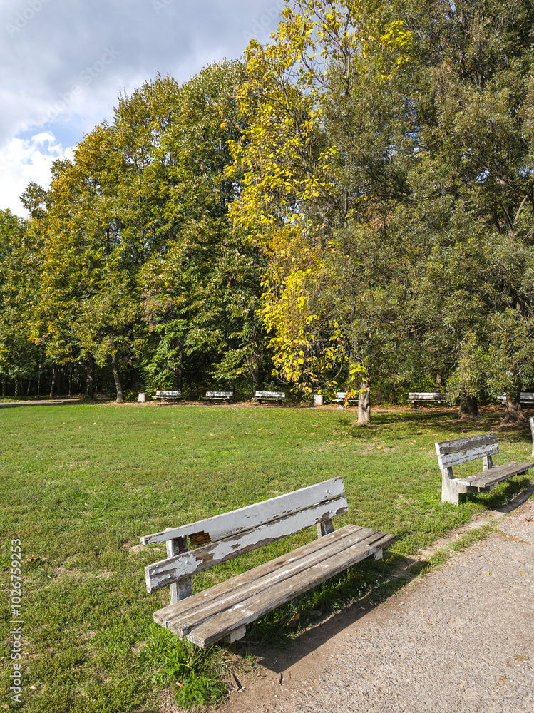 Autumn view of South Park in city of Sofia, Bulgaria Autumn view of South Park in city of Sofia, Bulgaria