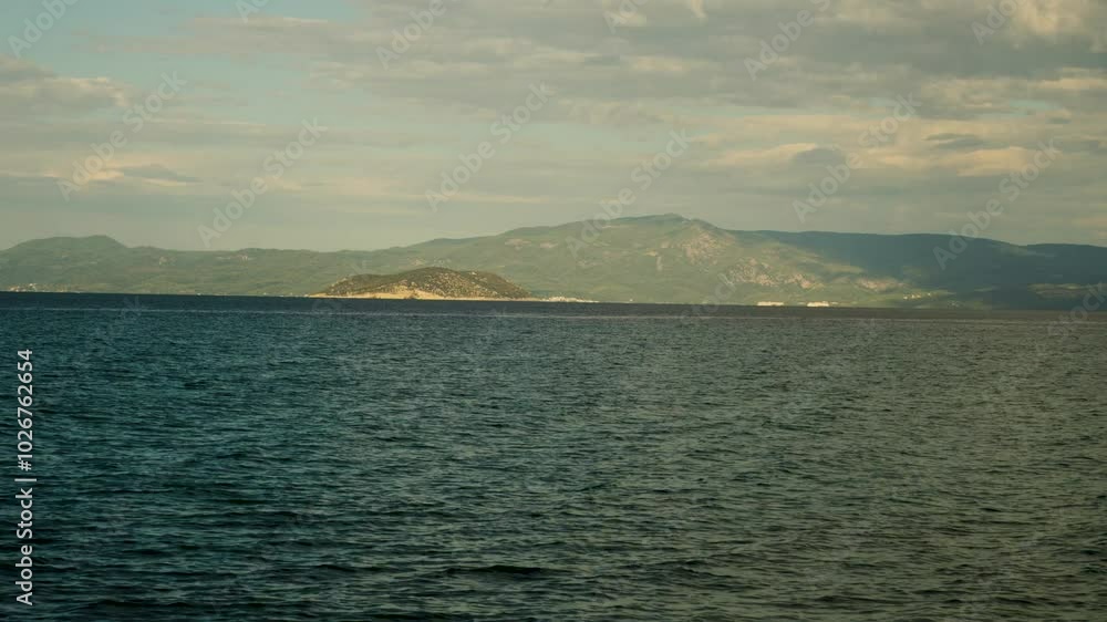 Chalkidiki Greece view of the Aegean sea Chalkidiki Greece view of the Aegean sea