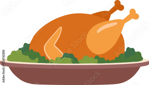 추수감사절 칠면조 벡터 일러스트