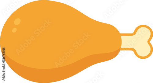 닭튀김 벡터 일러스트