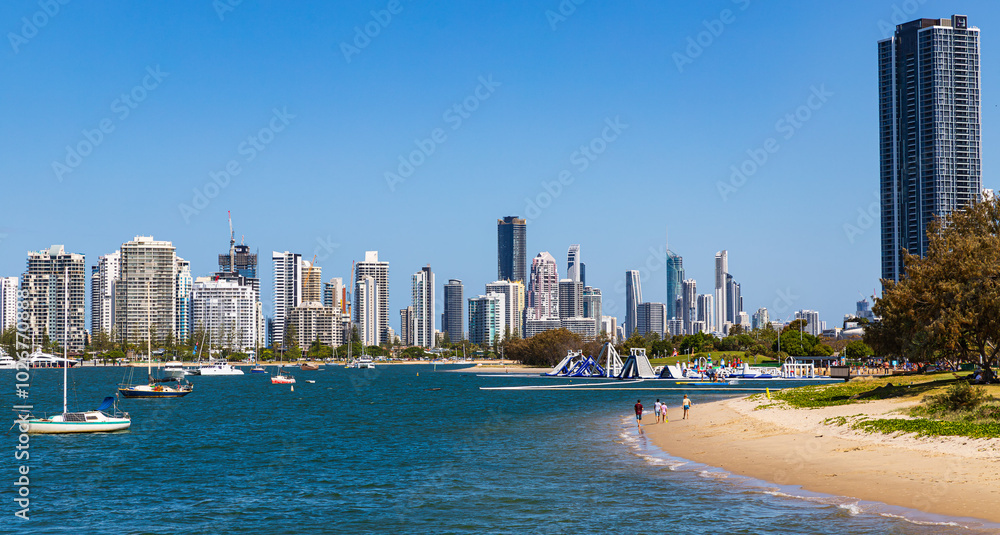 The Gold Coast From Southport, Queensland, Australia