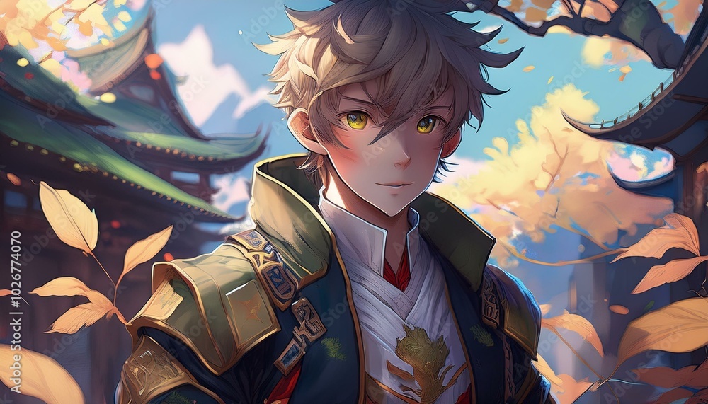 Fototapeta premium manga anime character