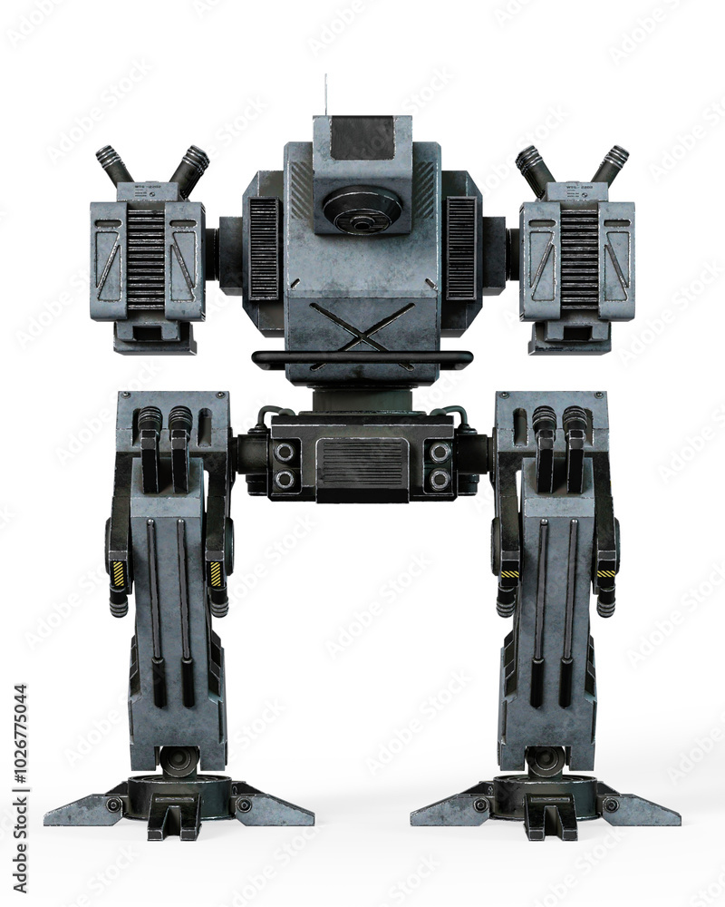 mortal war machine in white background on rear view mortal war machine in white background on rear view