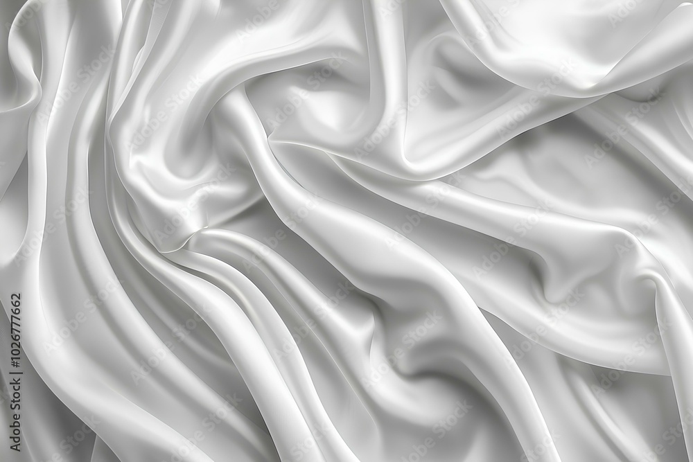 A close up view of a white fabric A close up view of a white fabric