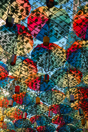 colorful umbrella background