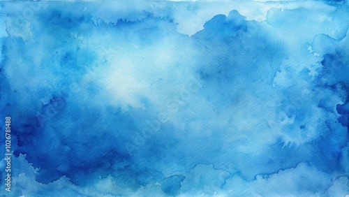 Blue stains watercolor background perfect for artistic projects , watercolor, blue, stains, texture, abstract, artistic