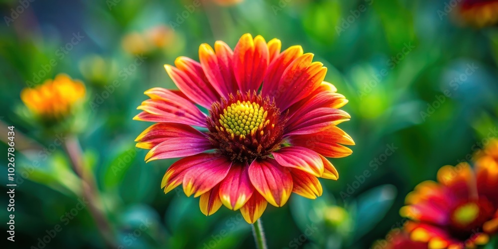Vibrant red and yellow flower in full bloom , nature, vibrant, colorful, petals, plant, blossom, garden, flora, botanical Vibrant red and yellow flower in full bloom , nature, vibrant, colorful, petals, plant, blossom, garden, flora, botanical