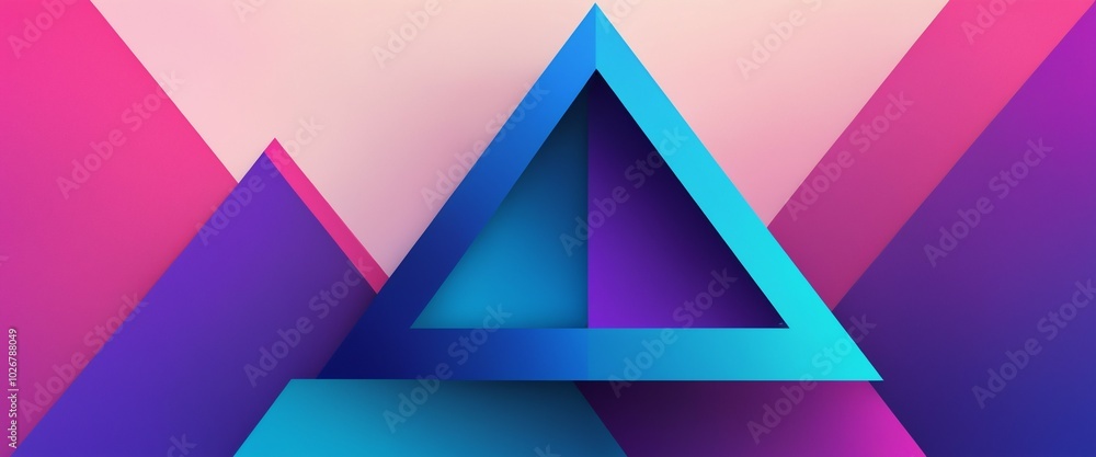 Gradient Triangle Layers Banner Gradient Triangle Layers Banner