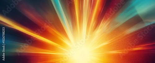 abstract background with rays