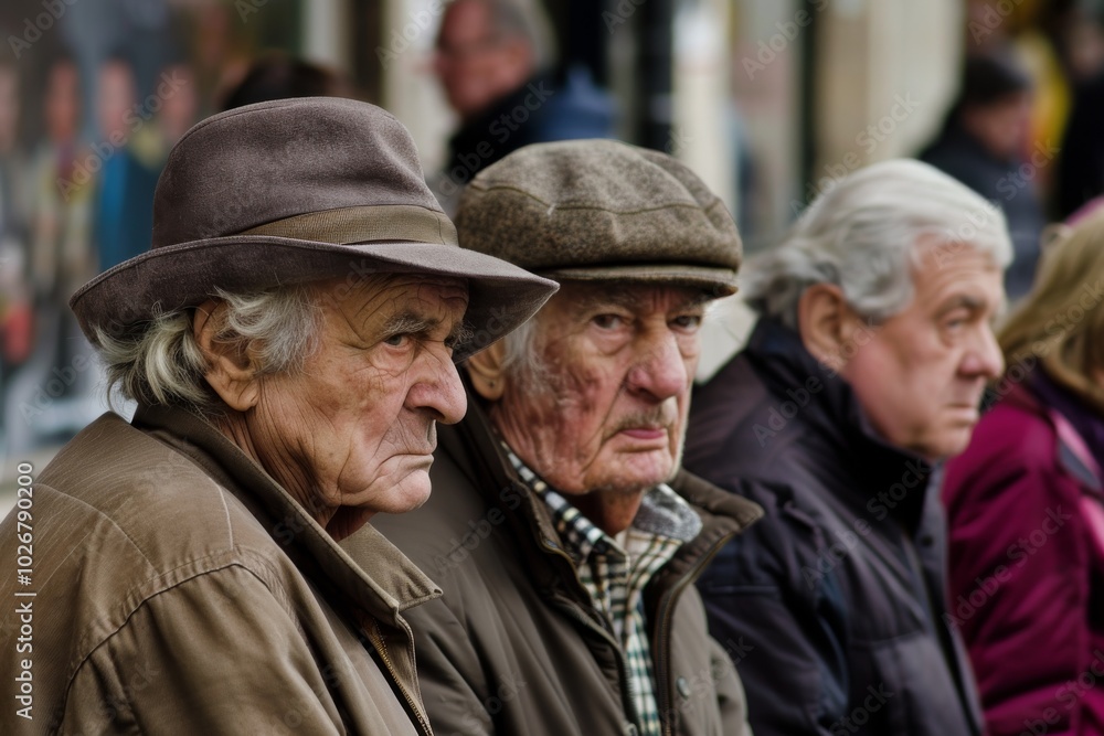Unidentified people on the streets of Prague. Unidentified people on the streets of Prague.