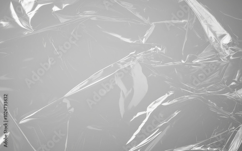 Abstract Plastic Wrap Texture, Transparent Design Element Overlay Effect. Png