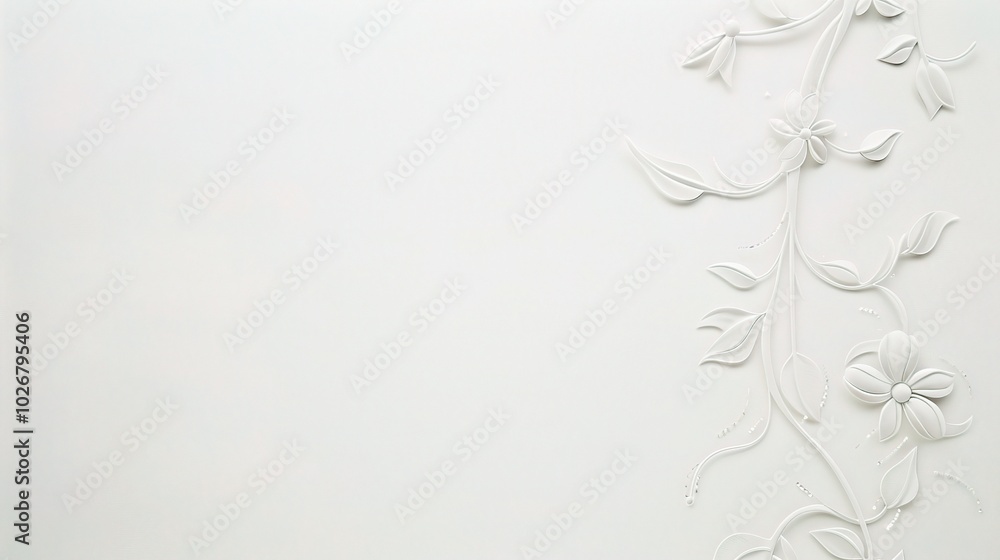 Simple and Beautiful Design on White Background - an elegant and charming visual. The simple yet stunning design on a pure white background creates a refined and aesthetic scene Simple and Beautiful Design on White Background - an elegant and charming visual. The simple yet stunning design on a pure white background creates a refined and aesthetic scene