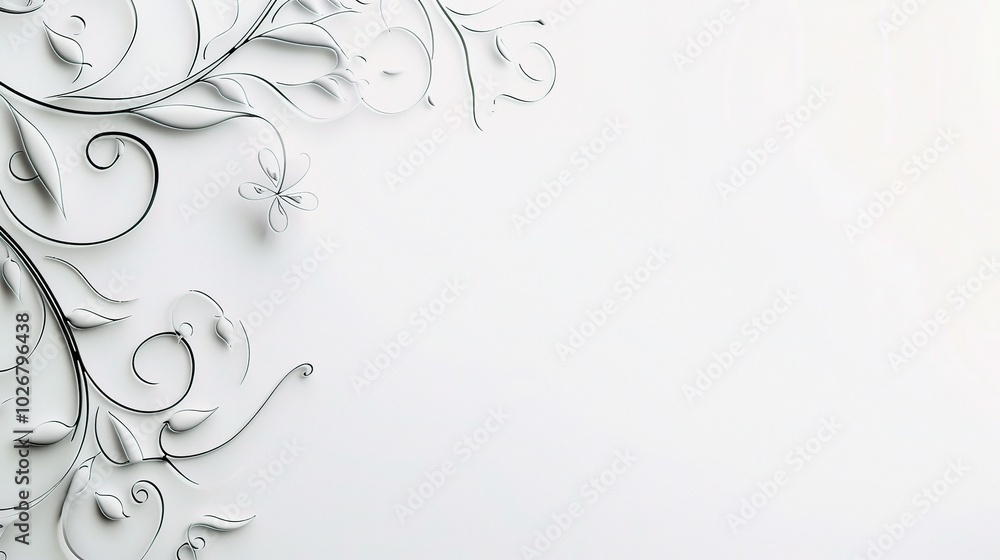 Simple and Beautiful Design on White Background - an elegant and charming visual. The simple yet stunning design on a pure white background creates a refined and aesthetic scene Simple and Beautiful Design on White Background - an elegant and charming visual. The simple yet stunning design on a pure white background creates a refined and aesthetic scene