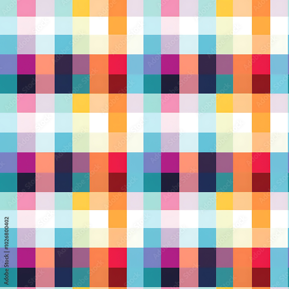 Colorful Plaid Seamless Tile Colorful Plaid Seamless Tile