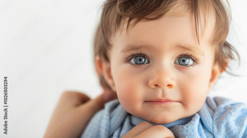 A close-up of a baby held gently in one arm, with soft, tender expressions. The baby’s innocent features and small hands are highlighted in the image, conveying a sense of warmth, comfort, and love. A close-up of a baby held gently in one arm, with soft, tender expressions. The baby’s innocent features and small hands are highlighted in the image, conveying a sense of warmth, comfort, and love.