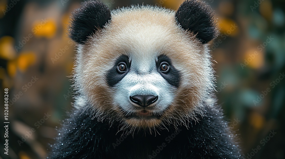 Obraz premium a panda analyzing data sheets symbolizing the pandas python package for data manipulation and analysis