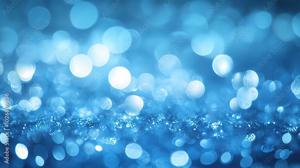 Soft Blue Light Bokeh Background for Creative Projects Soft Blue Light Bokeh Background for Creative Projects